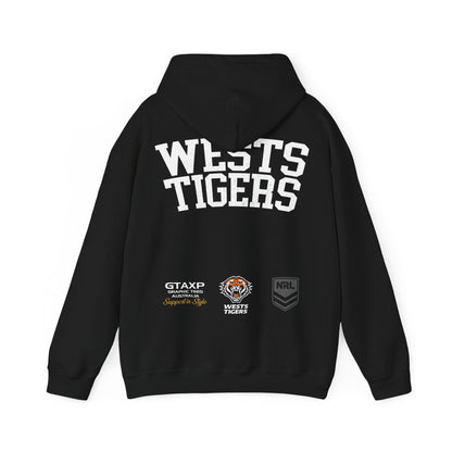 Wests Tigers NRL Hoodie Printify Graphic T-Shirt Australia -  Cool Graphic T-Shirts Online - 