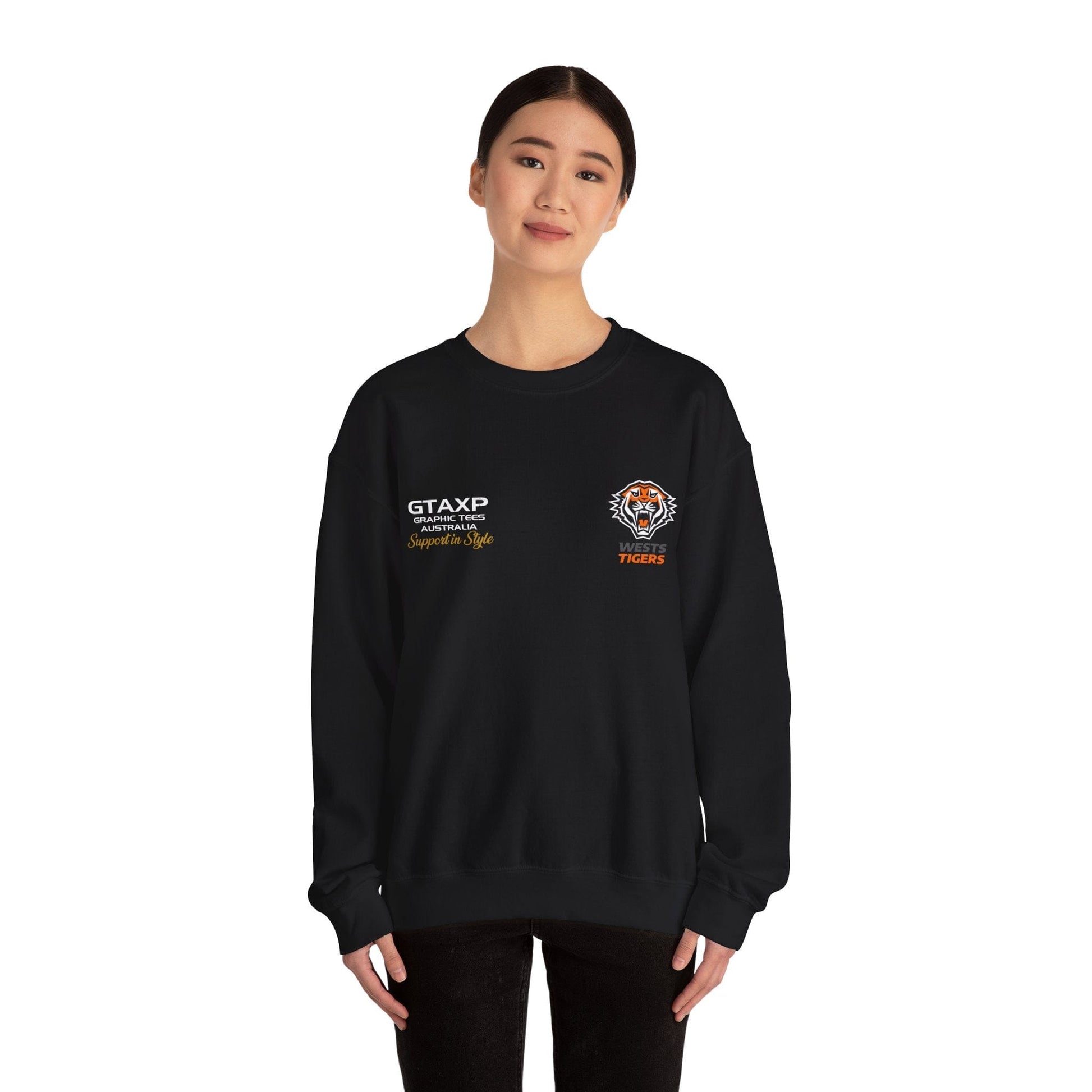 Wests Tigers Timmy Jumper Graphic Tees Australia Graphic T-Shirt Australia -  Cool Graphic T-Shirts Online -  Wests Tigers Timmy Jumper | Wests Tigers Crew Sweater