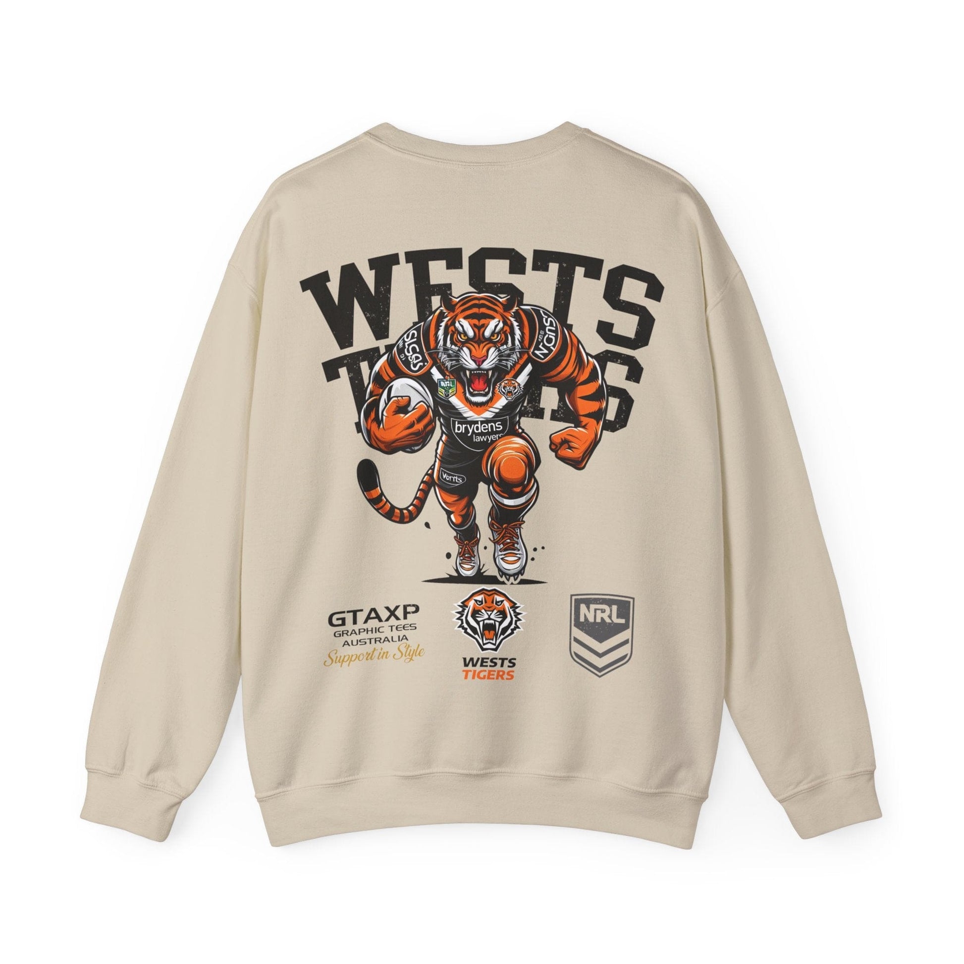 Wests Tigers Timmy Jumper Graphic Tees Australia Graphic T-Shirt Australia -  Cool Graphic T-Shirts Online -  Wests Tigers Timmy Jumper | Wests Tigers Crew Sweater