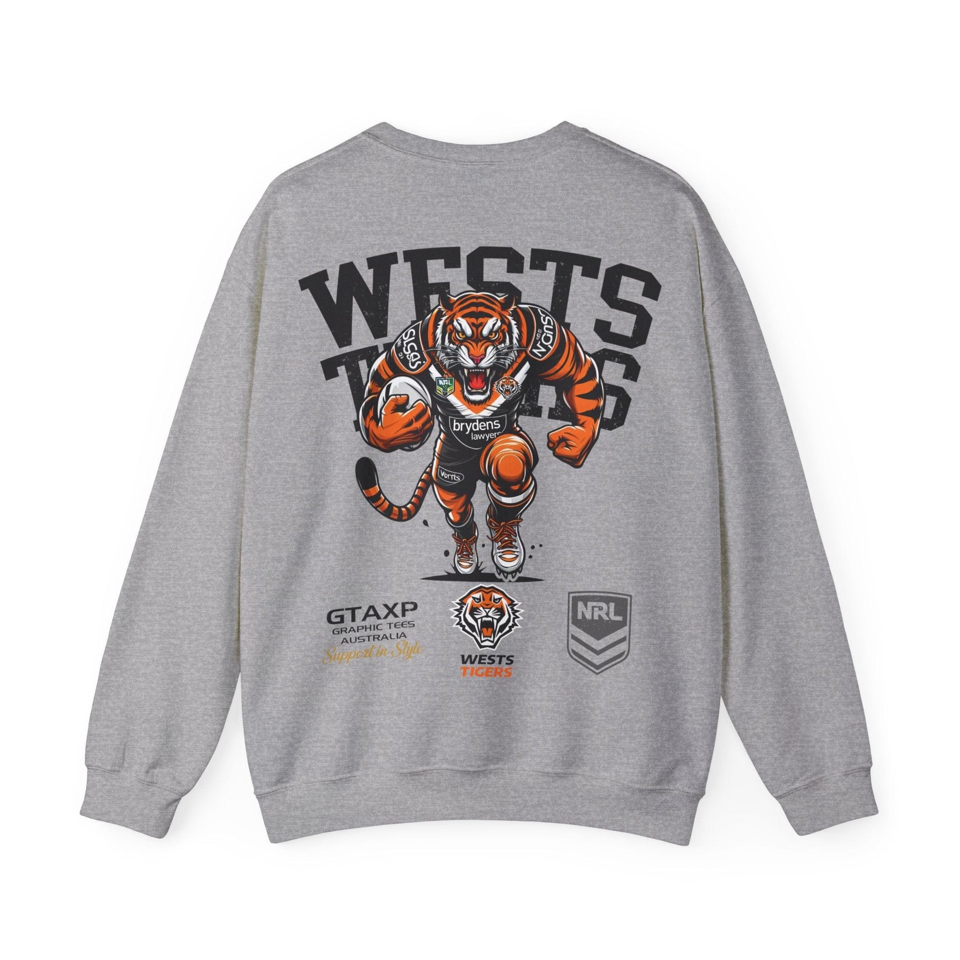 Wests Tigers Timmy Jumper Graphic Tees Australia Graphic T-Shirt Australia -  Cool Graphic T-Shirts Online -  Wests Tigers Timmy Jumper | Wests Tigers Crew Sweater