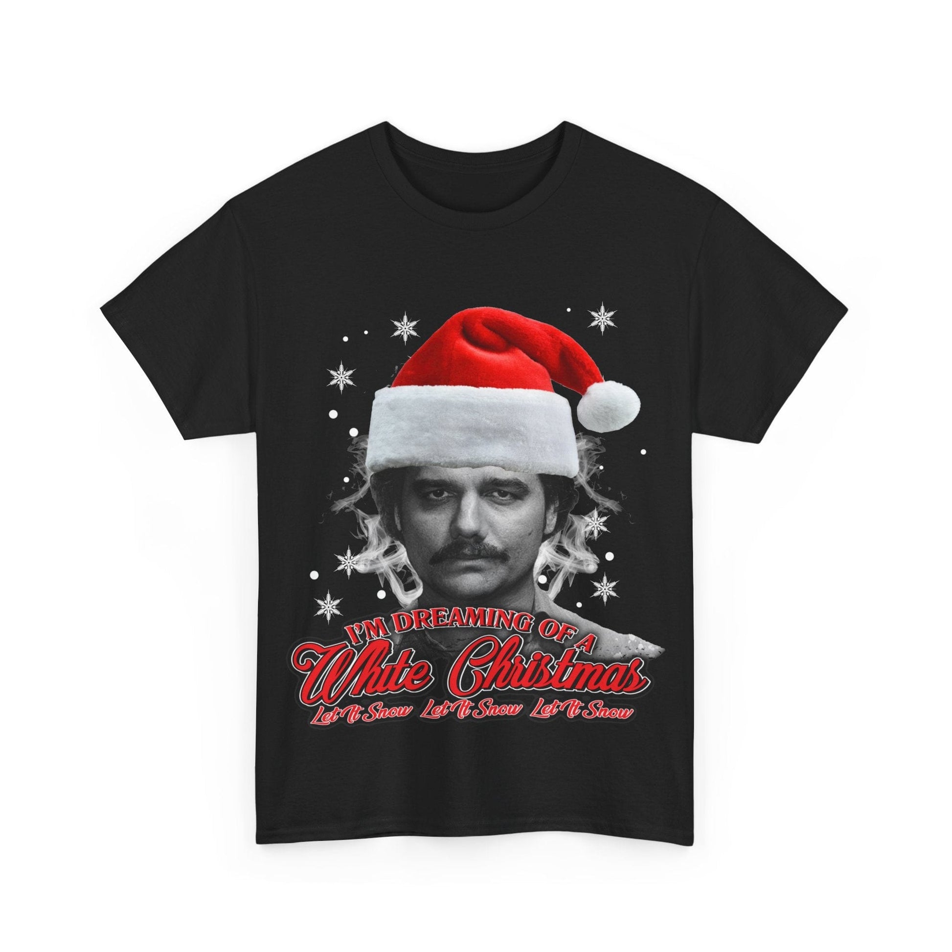 White Christmas Graphic Tee Graphic Tees Australia Graphic T-Shirt Australia -  Cool Graphic T-Shirts Online -  White Christmas T-shirt | Funny Christmas T-Shirt Australia