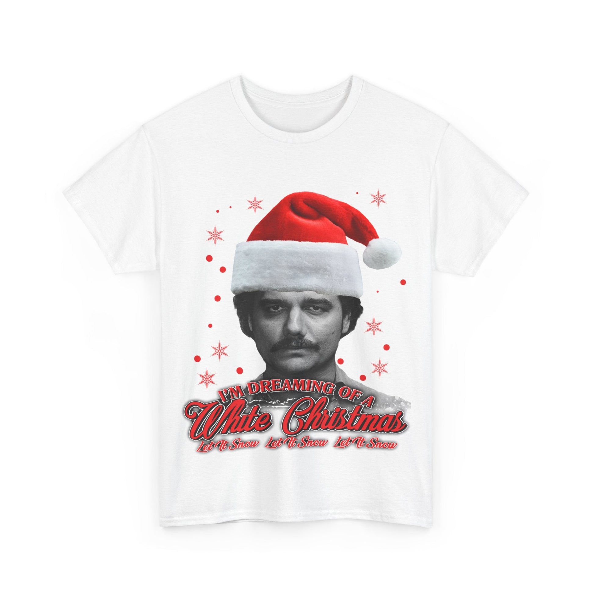 White Christmas Graphic Tee Graphic Tees Australia Graphic T-Shirt Australia -  Cool Graphic T-Shirts Online -  White Christmas T-shirt | Funny Christmas T-Shirt Australia