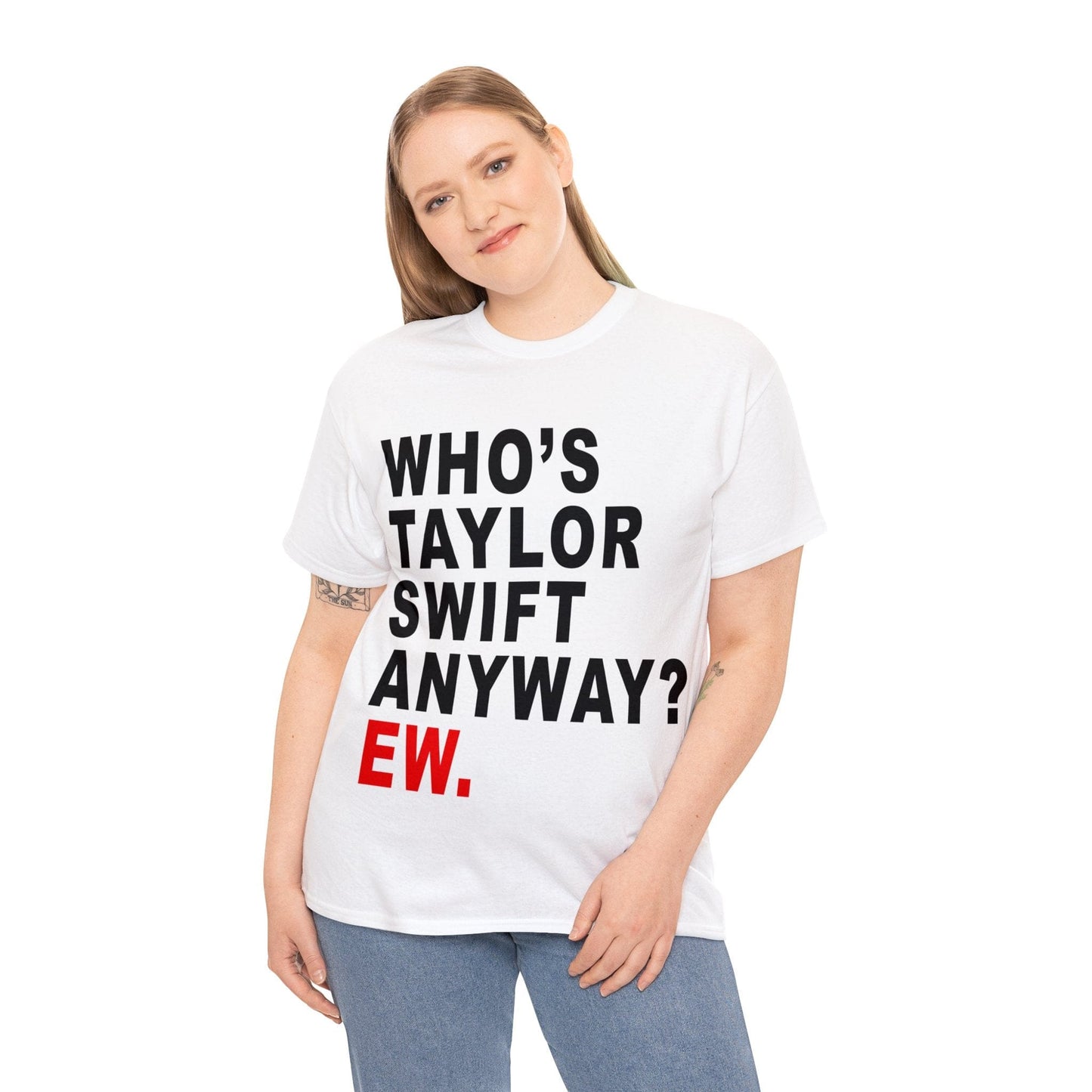 Whos Taylor Swift Anyway Graphic Tee Graphic Tees Australia Graphic T-Shirt Australia -  Cool Graphic T-Shirts Online - 