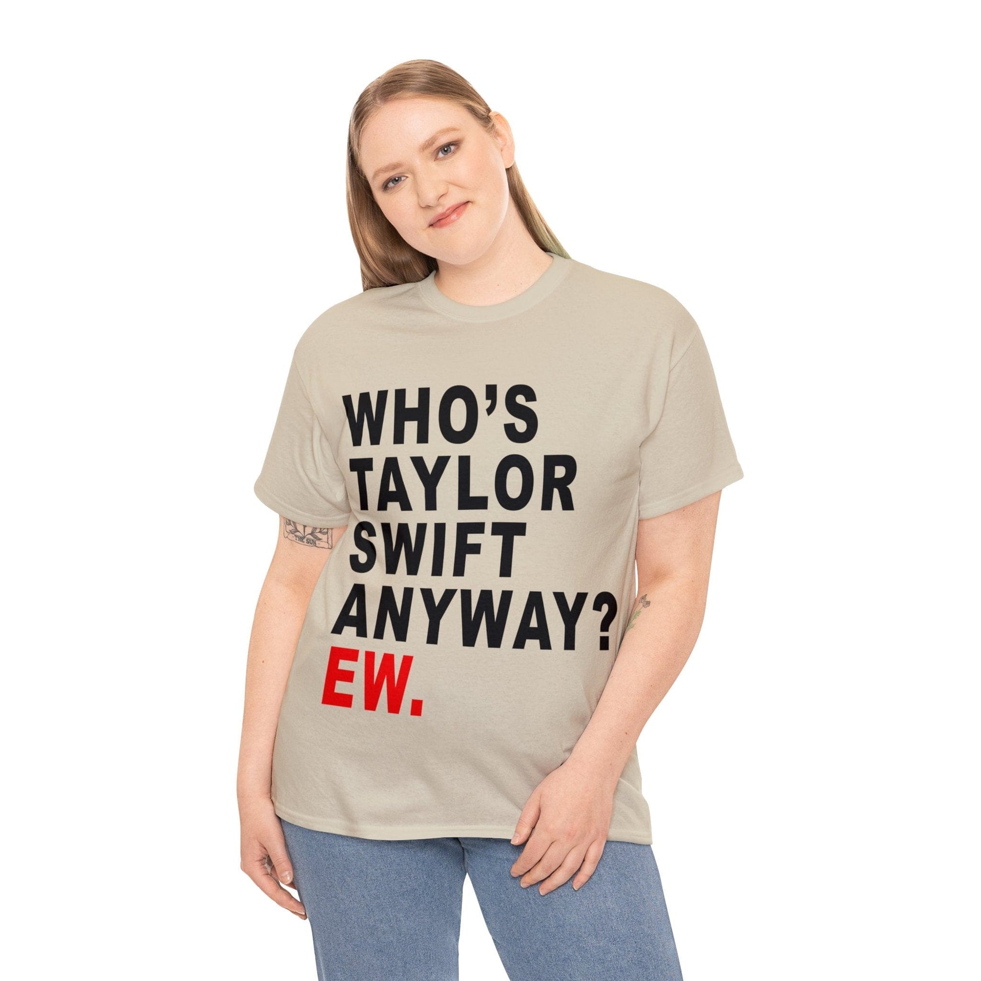 Whos Taylor Swift Anyway Graphic Tee Graphic Tees Australia Graphic T-Shirt Australia -  Cool Graphic T-Shirts Online - 