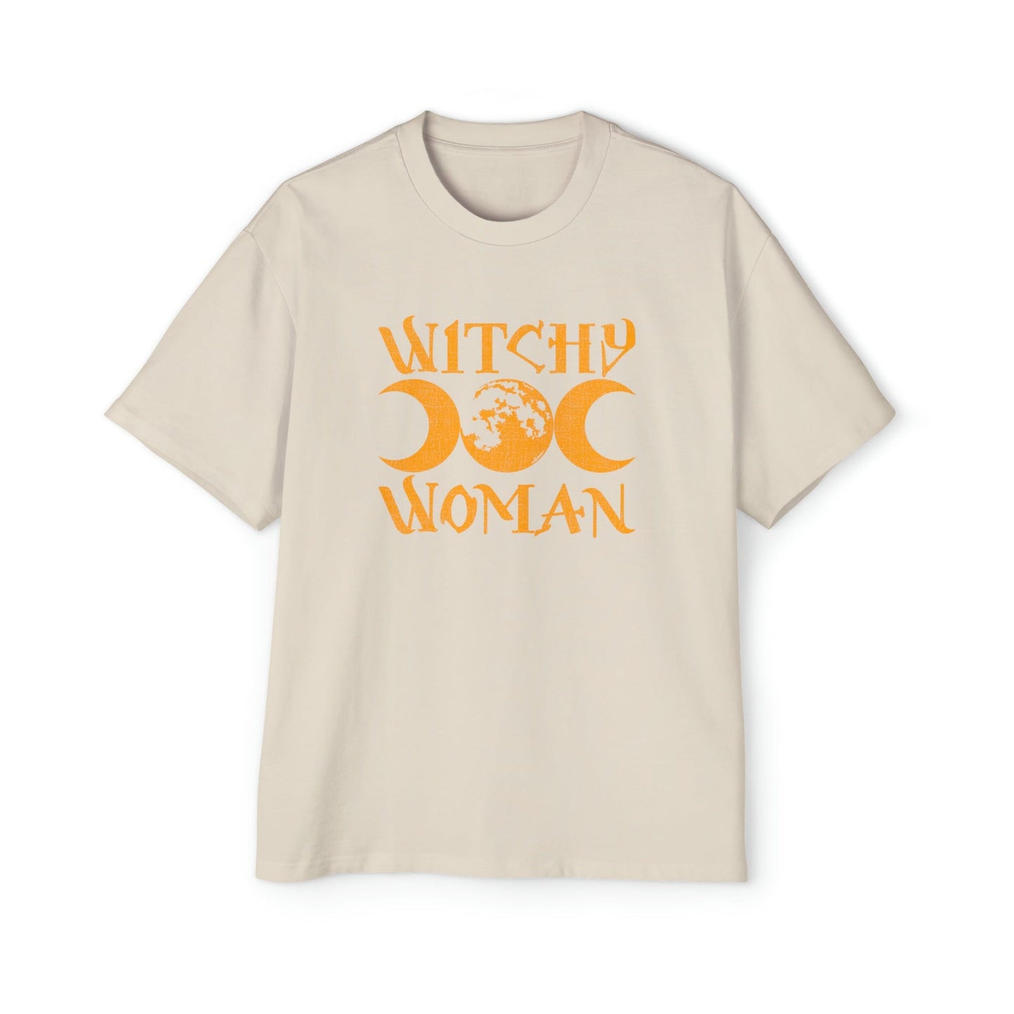 Witchy Woman Oversized Tee Graphic Tees Australia Ecru / S Graphic T-Shirt Australia -  Cool Graphic T-Shirts Online -  Witchy Woman Oversized Tee | Oversized Graphic Tee Australia