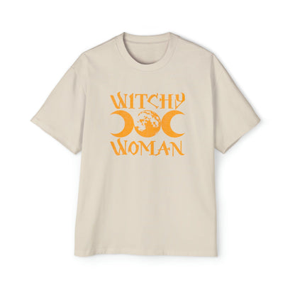 Witchy Woman Oversized Tee Graphic Tees Australia Ecru / S Graphic T-Shirt Australia -  Cool Graphic T-Shirts Online -  Witchy Woman Oversized Tee | Oversized Graphic Tee Australia