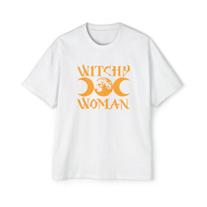 Witchy Woman Oversized Tee Graphic Tees Australia White / S Graphic T-Shirt Australia -  Cool Graphic T-Shirts Online -  Witchy Woman Oversized Tee | Oversized Graphic Tee Australia