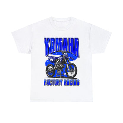 Yamaha Factory Racing Graphic Tee Graphic Tees Australia White / S Graphic T-Shirt Australia -  Cool Graphic T-Shirts Online - 