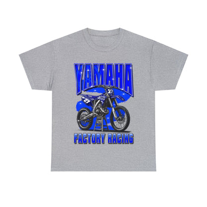 Yamaha Factory Racing Graphic Tee Graphic Tees Australia Sport Grey / S Graphic T-Shirt Australia -  Cool Graphic T-Shirts Online - 