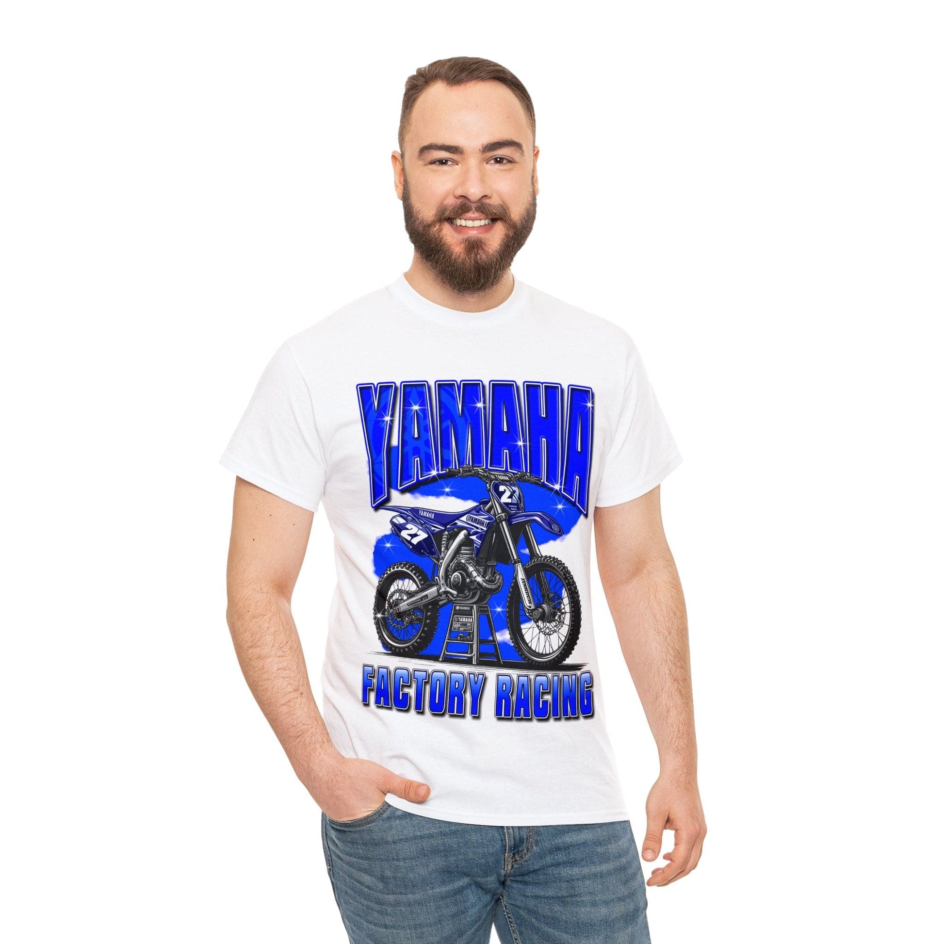 Yamaha Factory Racing Graphic Tee Graphic Tees Australia Graphic T-Shirt Australia -  Cool Graphic T-Shirts Online - 