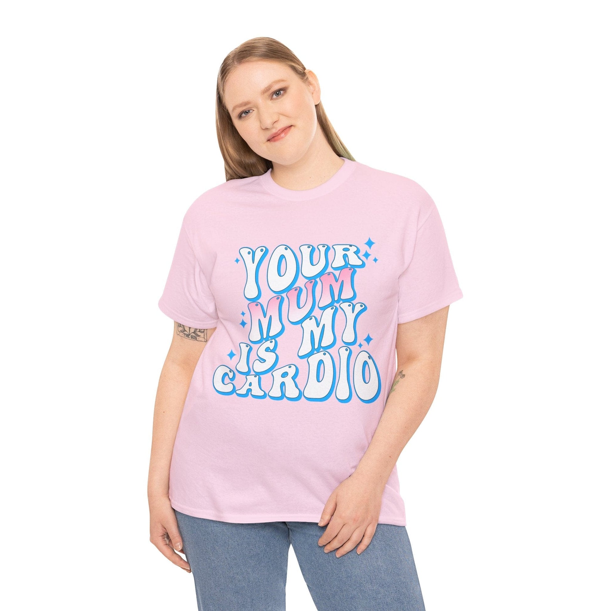 Your Mum Is My Cardio Graphic Tee Graphic Tees Australia Graphic T-Shirt Australia -  Cool Graphic T-Shirts Online -  Your Mum Is My Cardio T-Shirt | Funny T-Shirts Australia